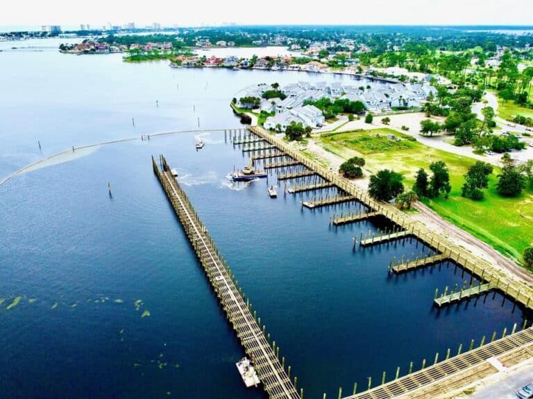 Rj Gorman Marine Construction Commercial marine project in in Panama City, Florida | Residential, Commercial & Governement Marine Construction services including docks, marinas, pilings, foundations, seawalls, boat ramps, demolition & disaster response in Florida.